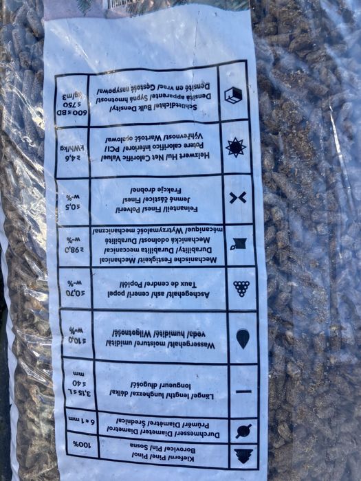 Pellet drzewny Certyfikowany DPP RESOURCE A1 ENplus paleta 975kg