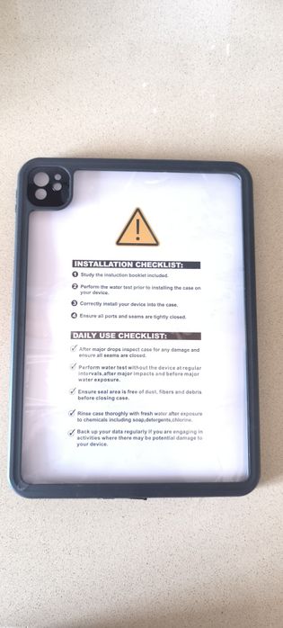 Capa traseira e frontal para iPad pro M4