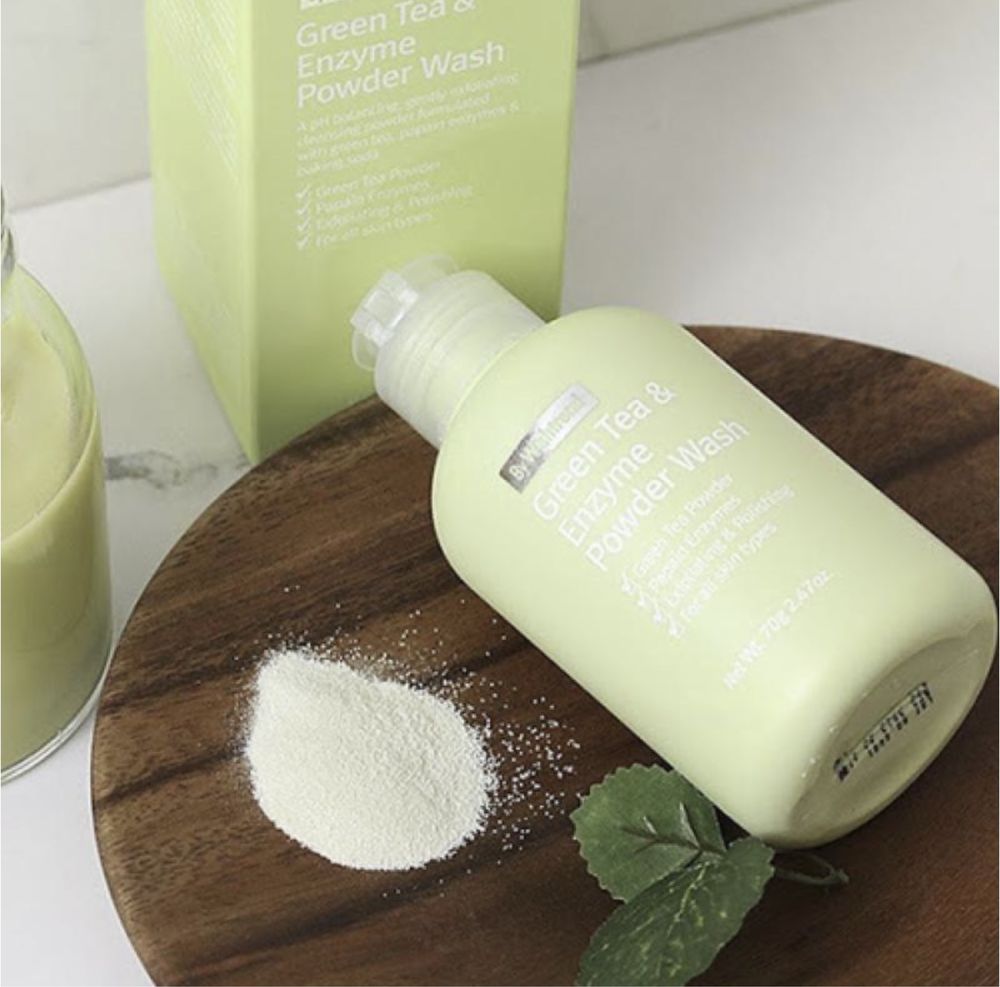 Найкраща ензимна пудра by wishtrend green tea & enzyme powder wash