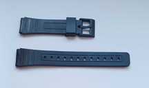 pasek do zegarka silikonowy gumowy pasuje do casio, szerokość 18mm