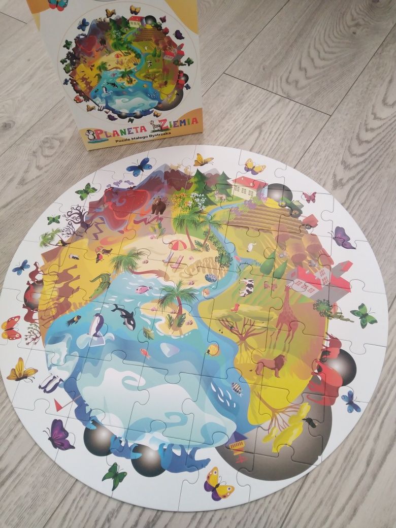 Puzzle Bajka Planeta Ziemia