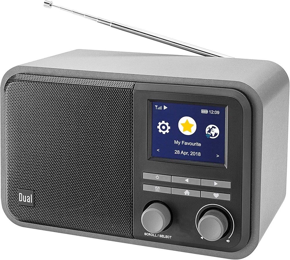 Акумуляторне інтернет радіо WiFi, блютуз динамік, Fm, DUAL CR510