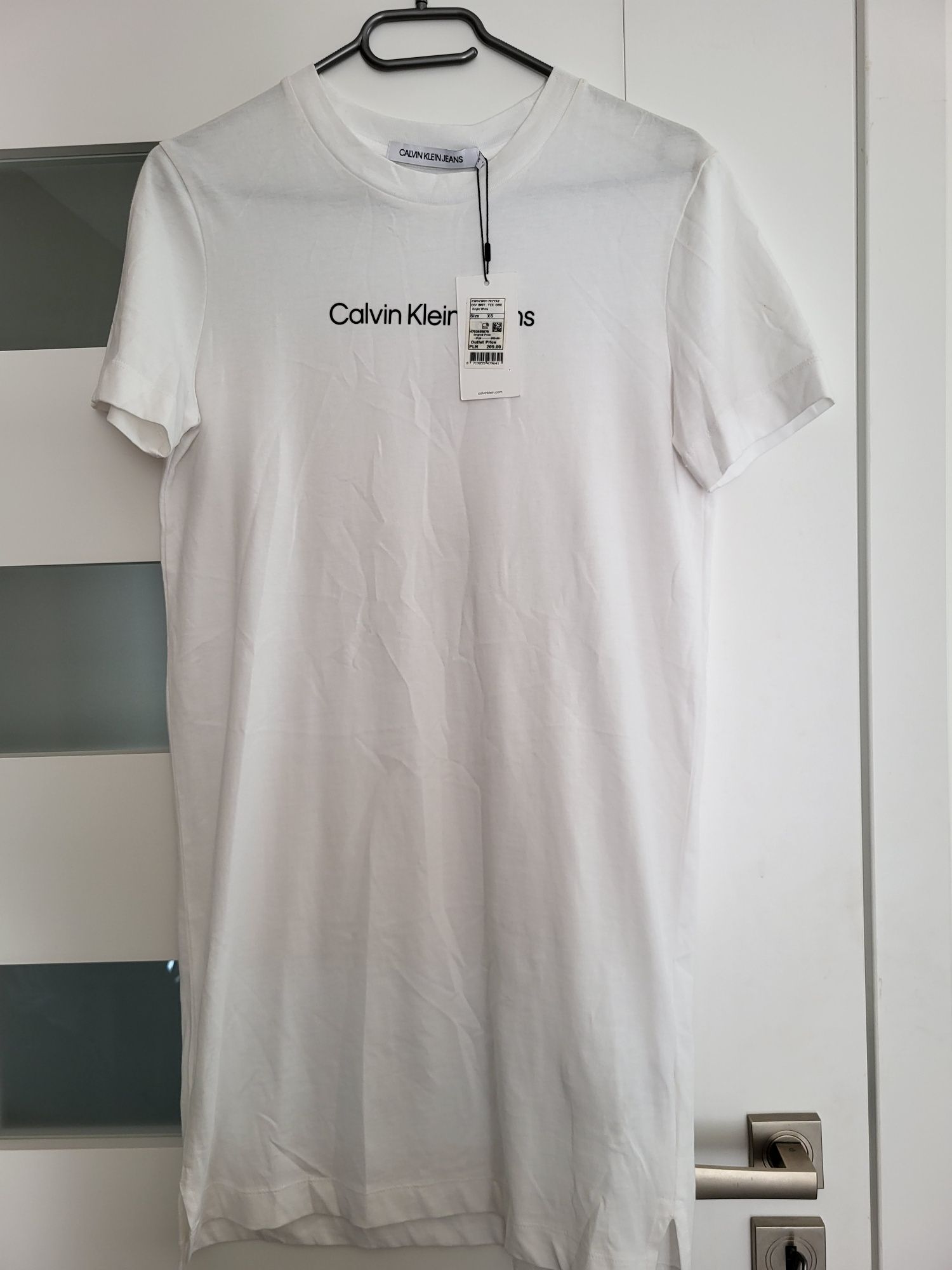 Bawełniana sukienka Calvin Klein