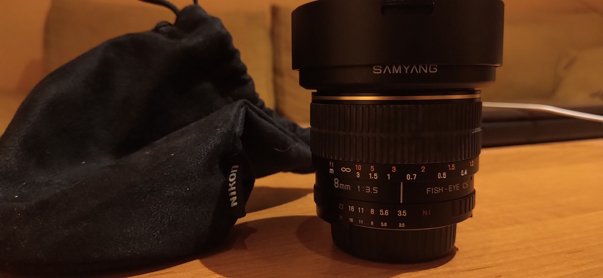 Obiektyw Samyang Falcon 8mm Rybie Oko Fish Eye f/3.5 Canon Sony Nikon