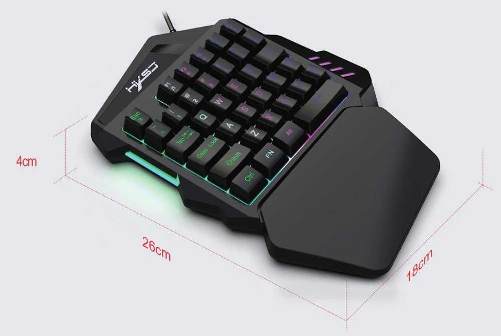 HXSJ V100 — компактна дротова мінклавіатура