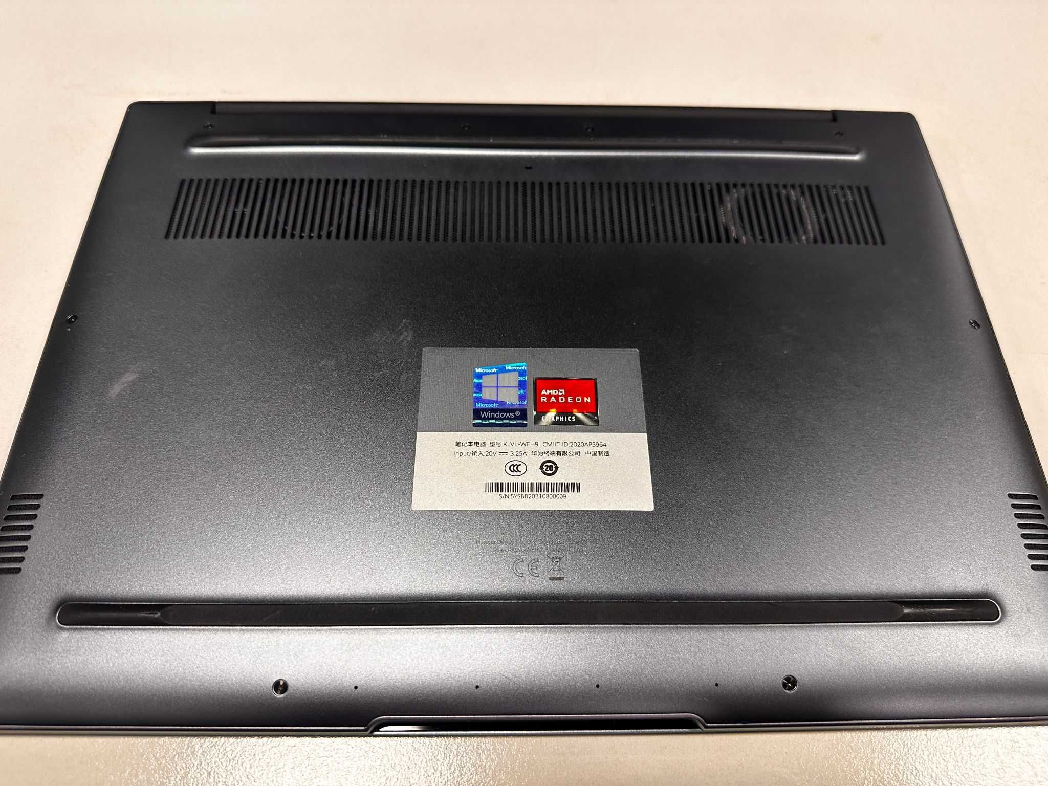 Huawei MateBook 14 Notebook, Model: KLVL-WFH9, Space Gray