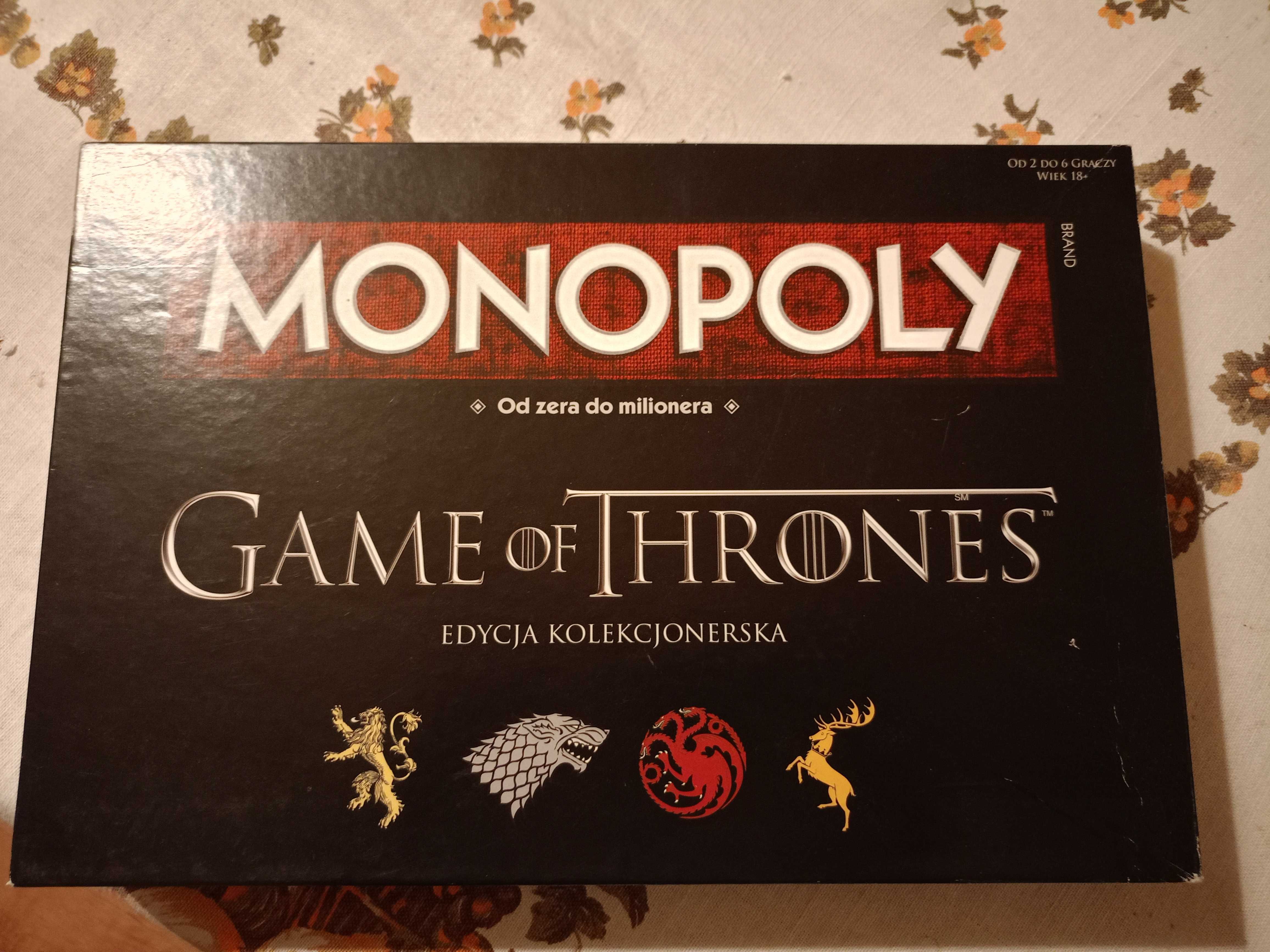 Gra Monopoly edycja Gra o Tron