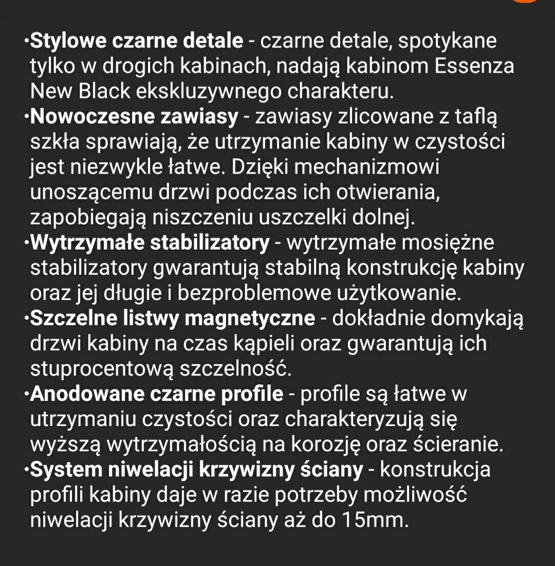 Prysznic, okazja!!  Nowa kabina prysznicowa Radaway 110 cm x 80 cm