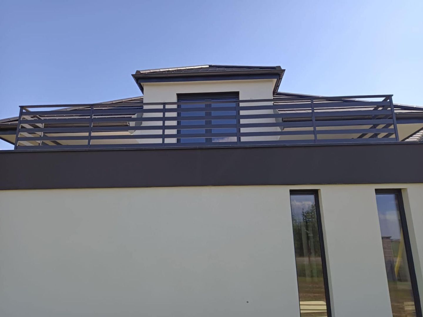 Balustrada balustrady balkonowe balkonowa barierka malowana proszkowo
