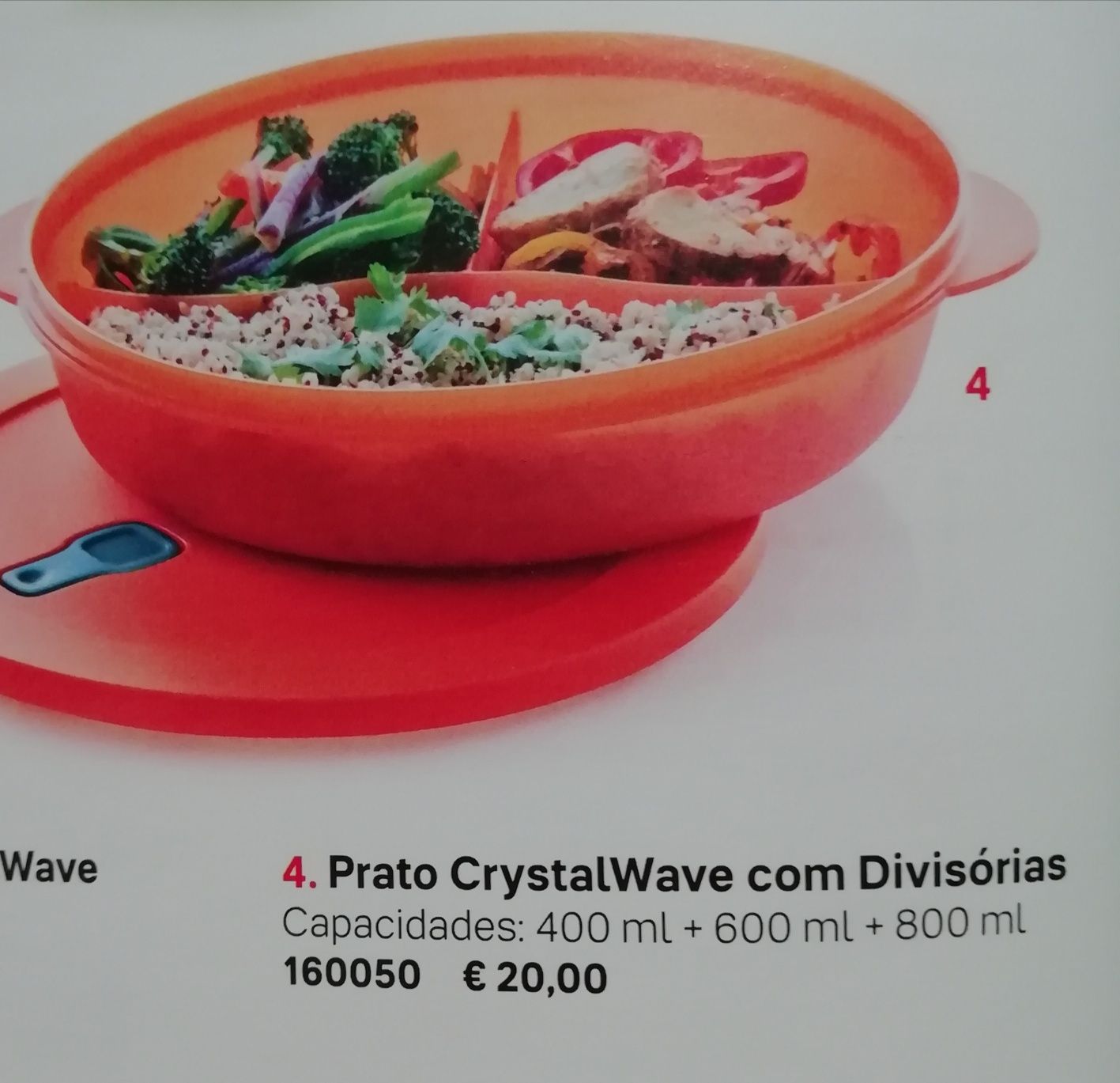 Tupperwares peças únicas tudo por 50€