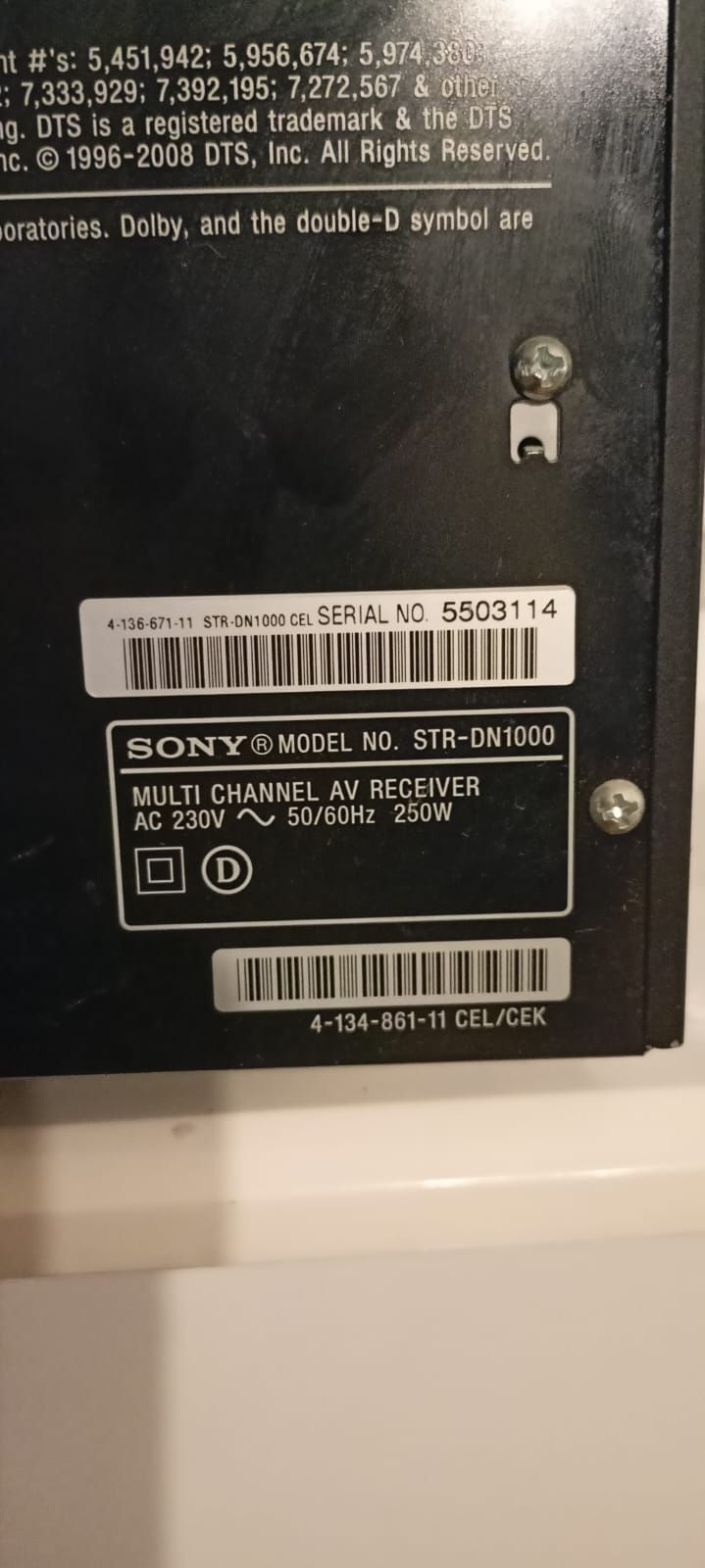 Sony str-dn 1000