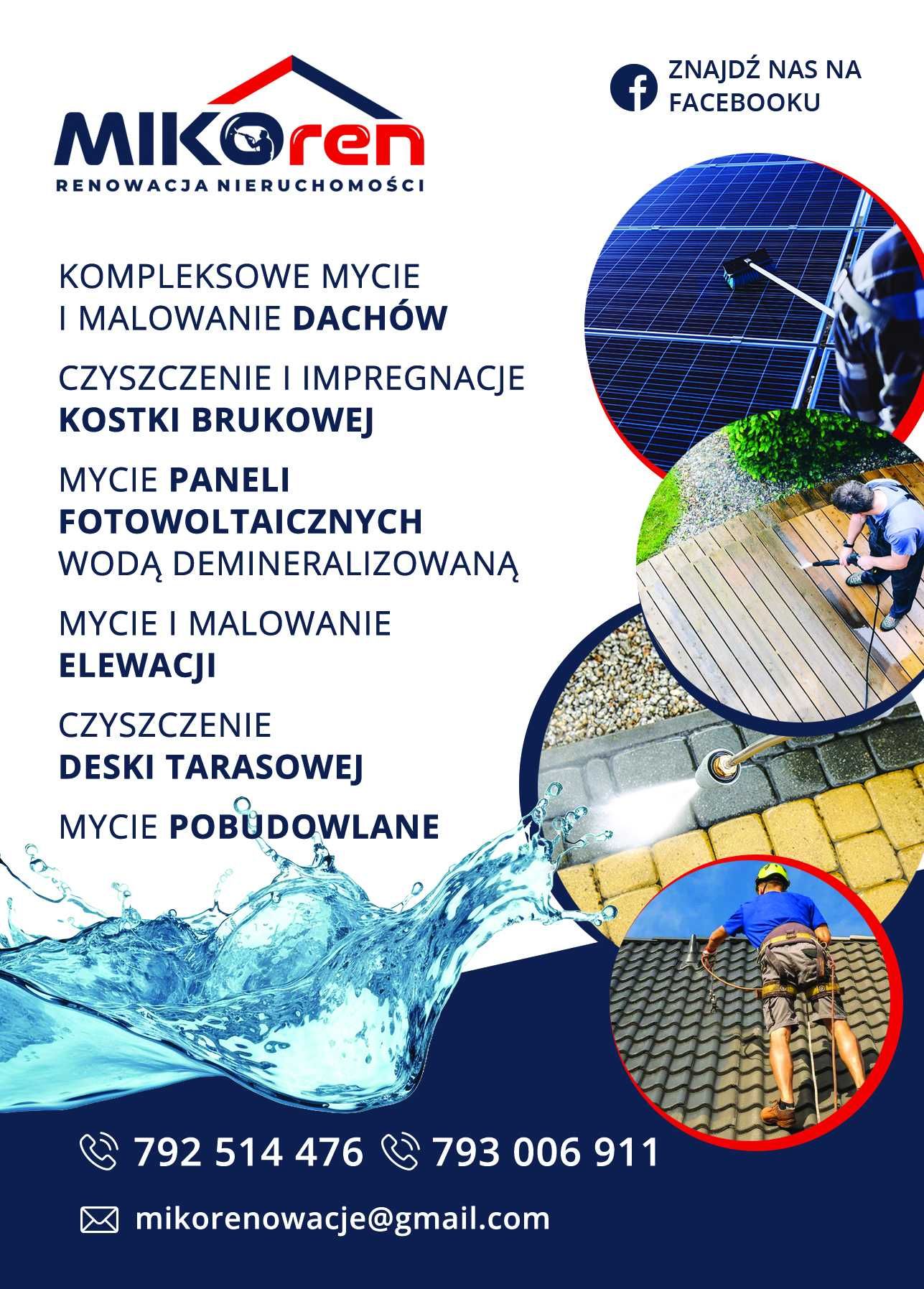 Kompleksowe Mycie i Malowanie Dachów oraz Elewacji