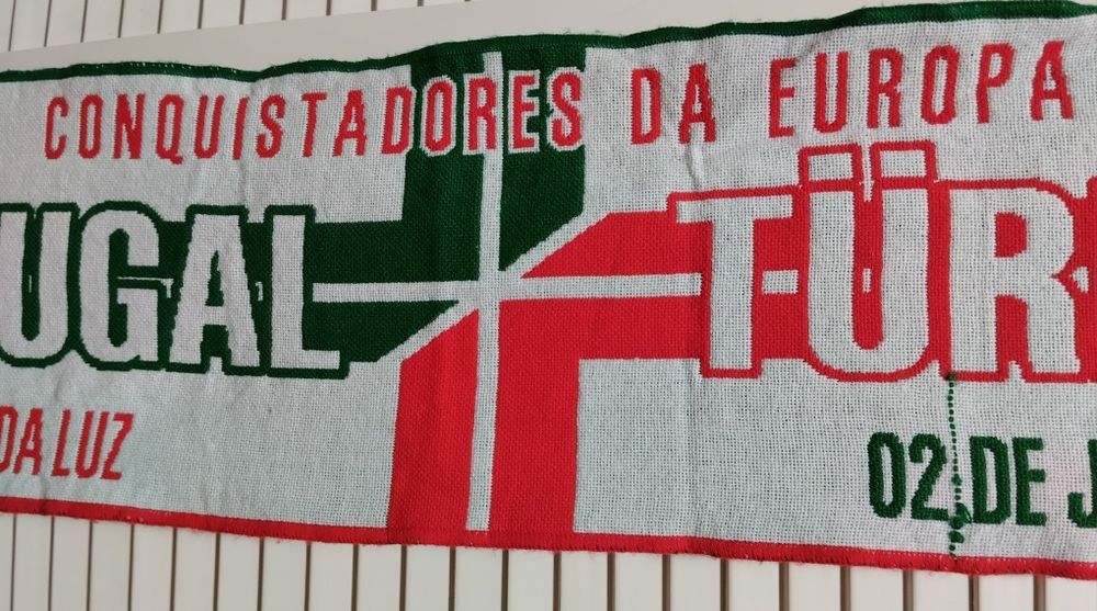 Cachecol do jogo de Portugal com Turquia 02/06/2012