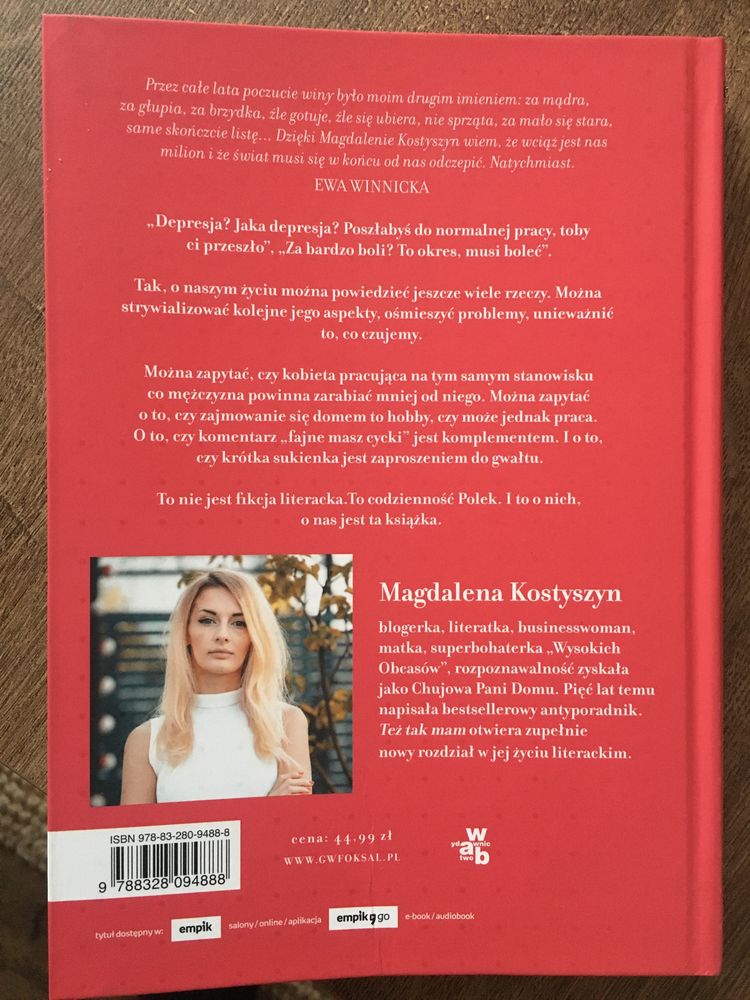 Książka „Też tak mam” Magdalena Kostyszyn