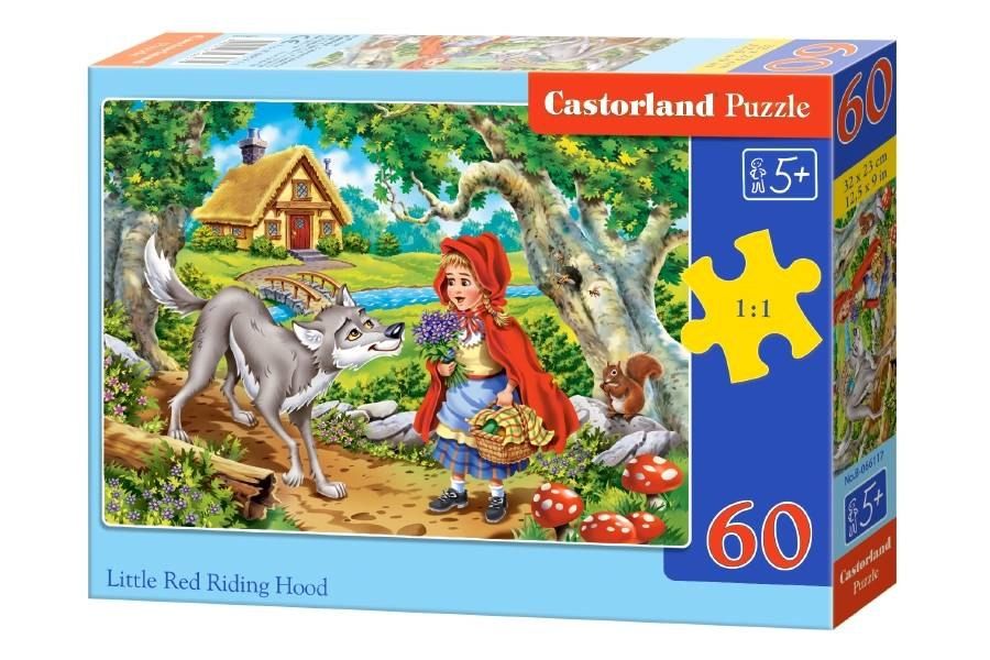 Puzzle dla dzieci bajkowe bajki  60 el.Little Red Riding Hood