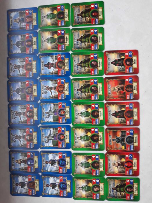 Karty Lay's HEROES IV - nieużywane, z klasera - 30 sztuk.