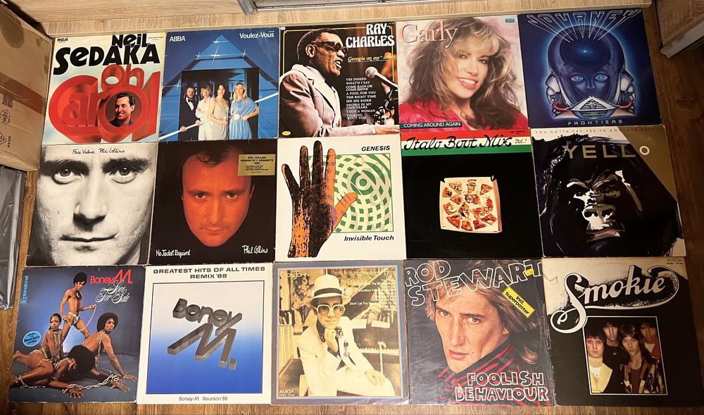 Pakiet 220 winyli Rock Dance Italo Disco Pop Break