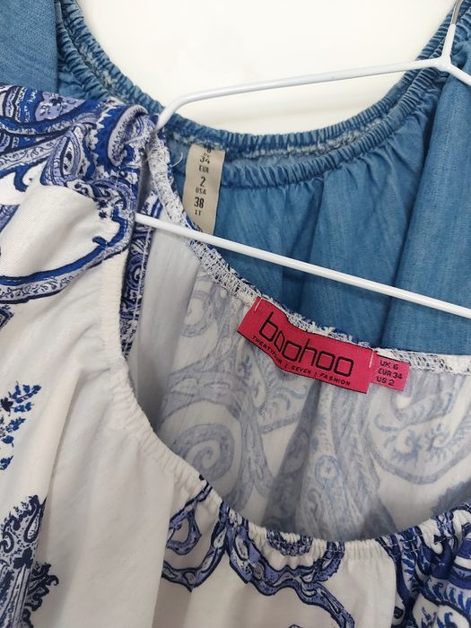 Zestaw dwie sukienki hiszpanki  r.XS/S 34/36