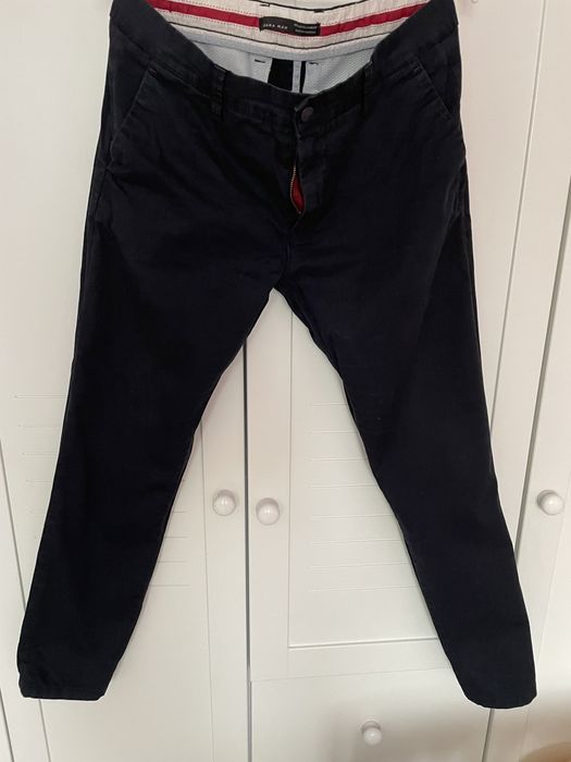 Zara spodnie męskie chinosy