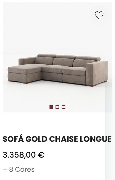 Sofa Gold Laskasas c chaise