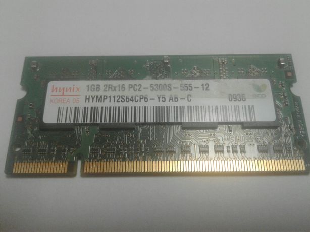 Память DDR2 1GB PC2-5300S-555-12