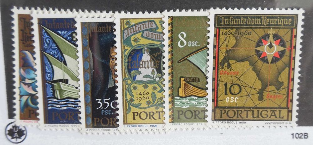 Selos Portugal 1960 - Ifante Henrique Completo Soberbos