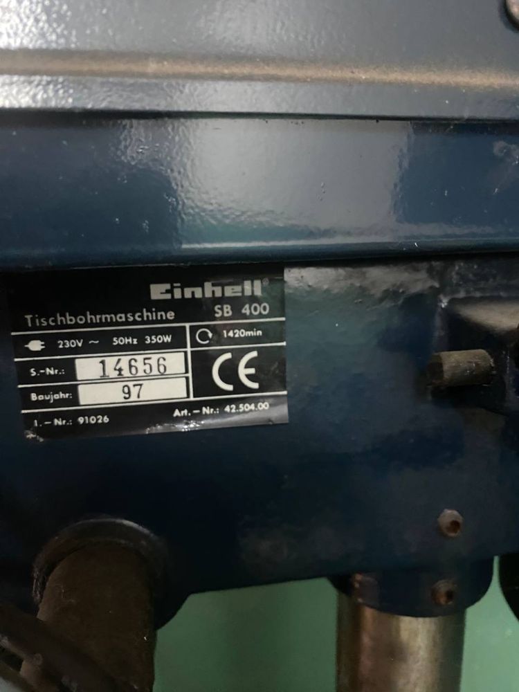 Сверло Станок Einhell Tischbohrmaschine SB 400