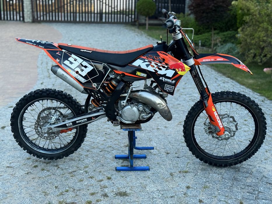 KTM SX 125  VForce  2T  dwusów  Rzeczywisty remont Swieży tłok