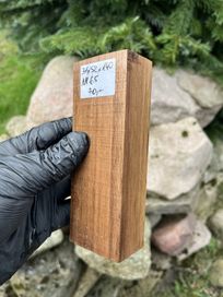 Orzech amerykański, knifemaking, drewno stabilizowane