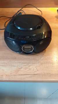 Radioodtwarzacz Philips AZ318B/12, boombox, radio cd mp3 USB AUX.