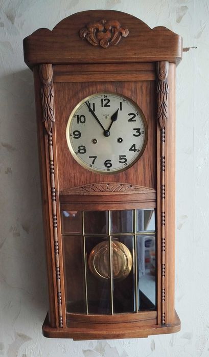 Zegar wiszący MAUTHE 1935r. ładny stan.