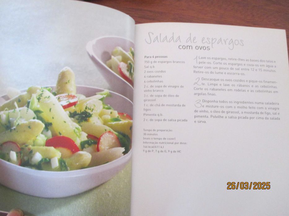 2 livros - Cozinhar com verduras - Cozinha vegetariana