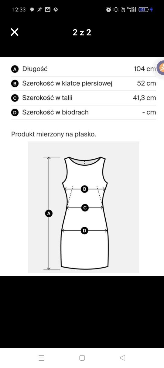 Sukienka koszulowa Mohito M/L