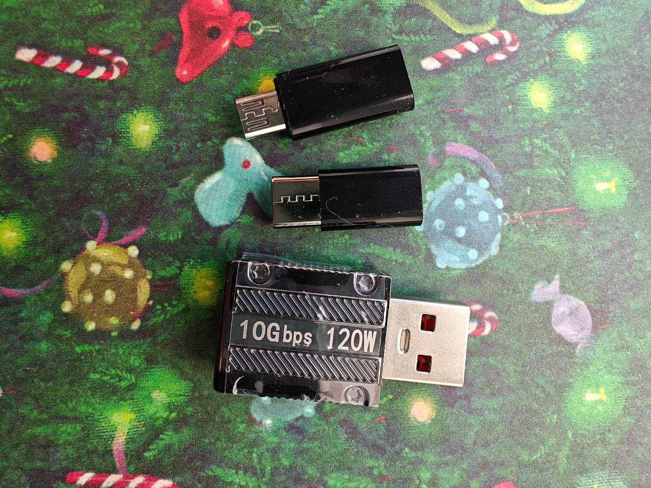 Переходник 18 видов Type-C MicroUSB MicroSD Lighting Type-B USB 3.1