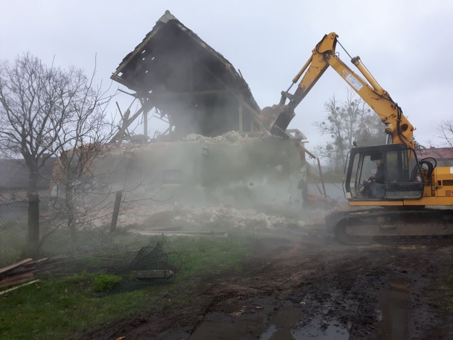 Wyburzenia Rozbiórki Roboty Ziemne Praszka Wieluń Olesno Kluczbork