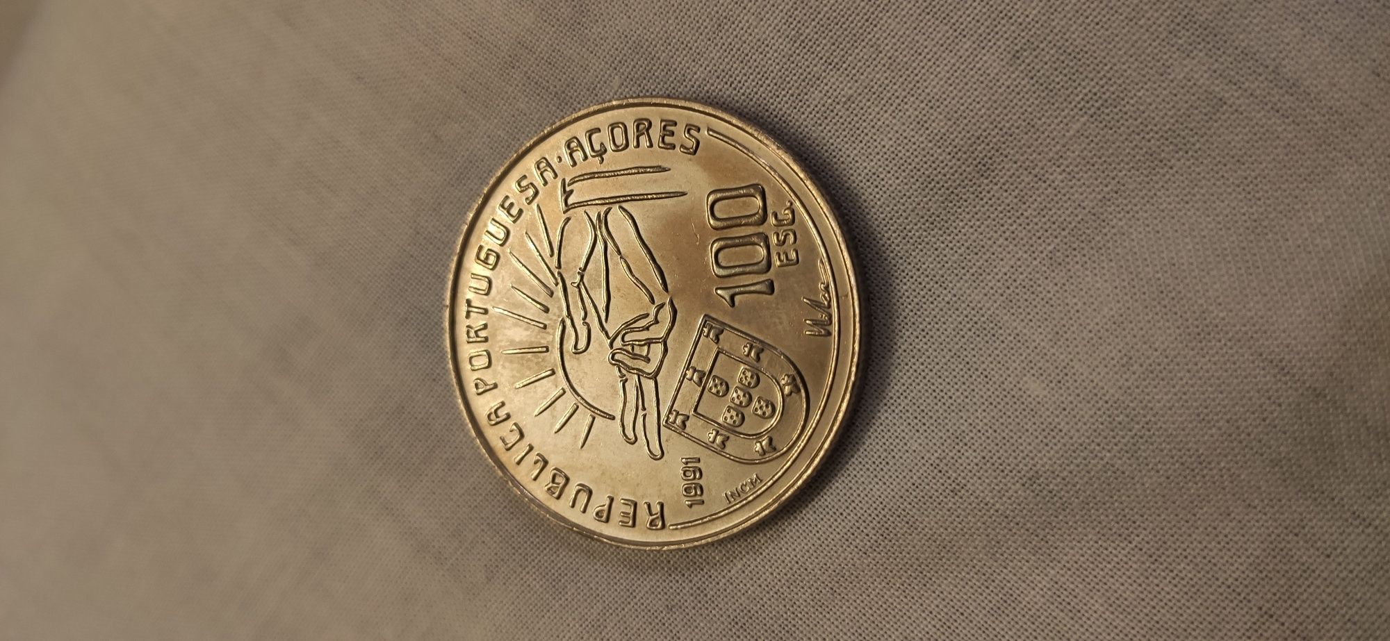 Moeda Quental 100$00 1991