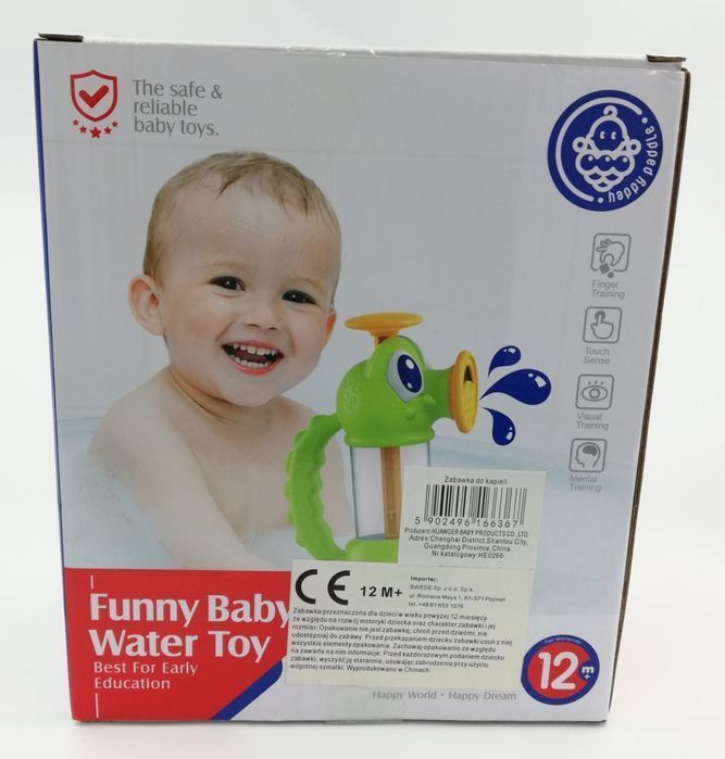 Nowa Zabawka do kąpieli wanny stworek pryskający wodą dla dzieci