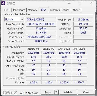 Оперативна пам'ять Kingston fury renegade ddr4 3600mhz 32gb kit 2x16gb