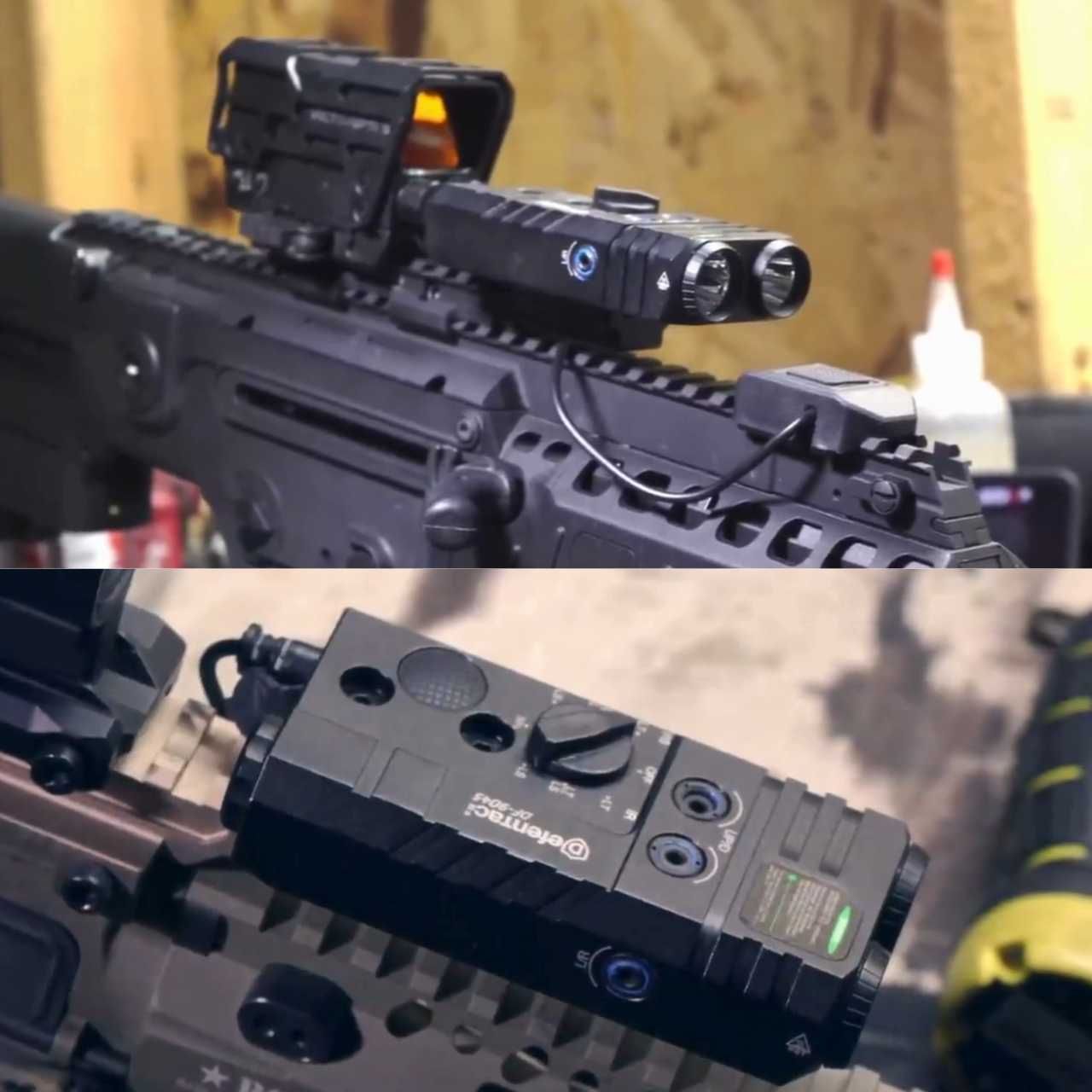 Defentac тактический фонарь 4-в-1 с зелёным и инфракрасным ЛЦУ