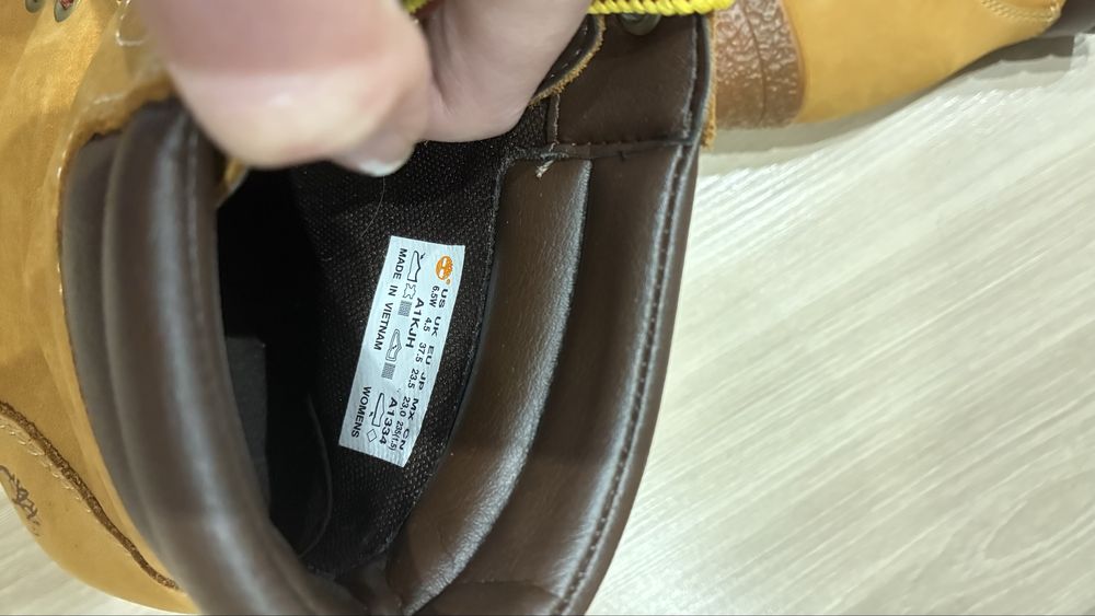 Timberland brazowe karmelowe botki tillstone 6 inch dbl wheat 37,5