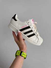 Кроссовки ADIDAS SUPERSTAR Cream Black Pink