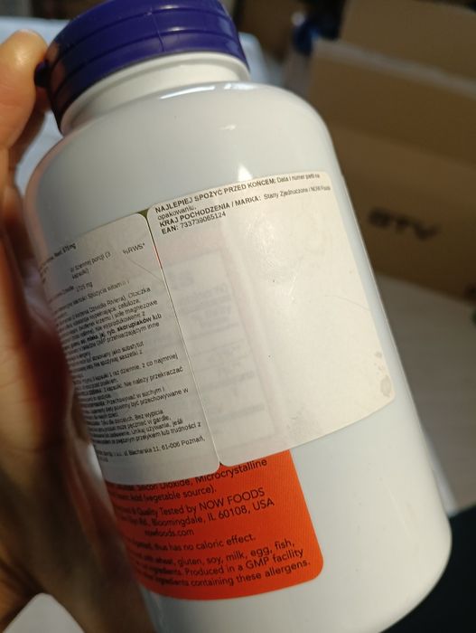 Glucomannan Now, 180 tabletek! z korzenia Dziwidła Riviera