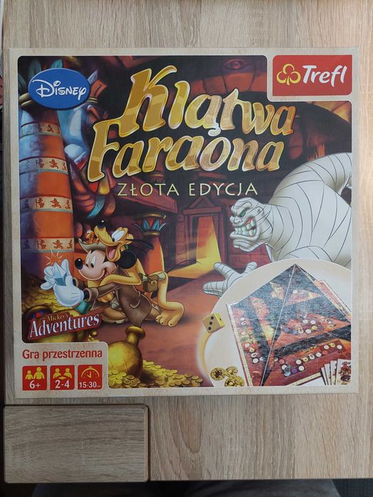 Klątwa Faraona - gra planszowa - Trefl "Disney" - unikat