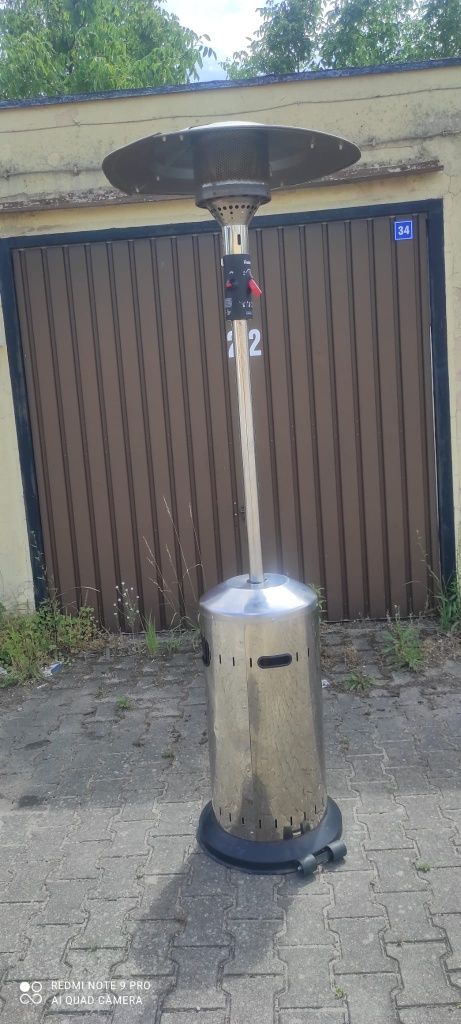 Parasol grzewczy gazowy lampa