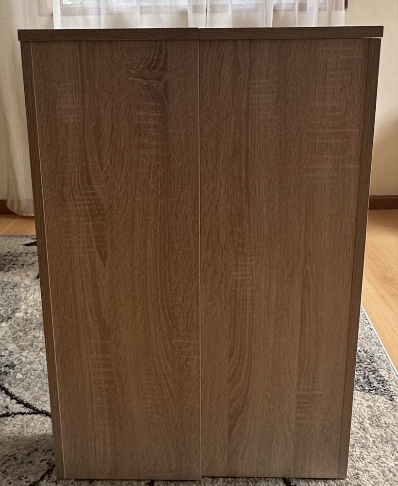 Mesa de Jantar Extensível em MDF – Cor Carvalho