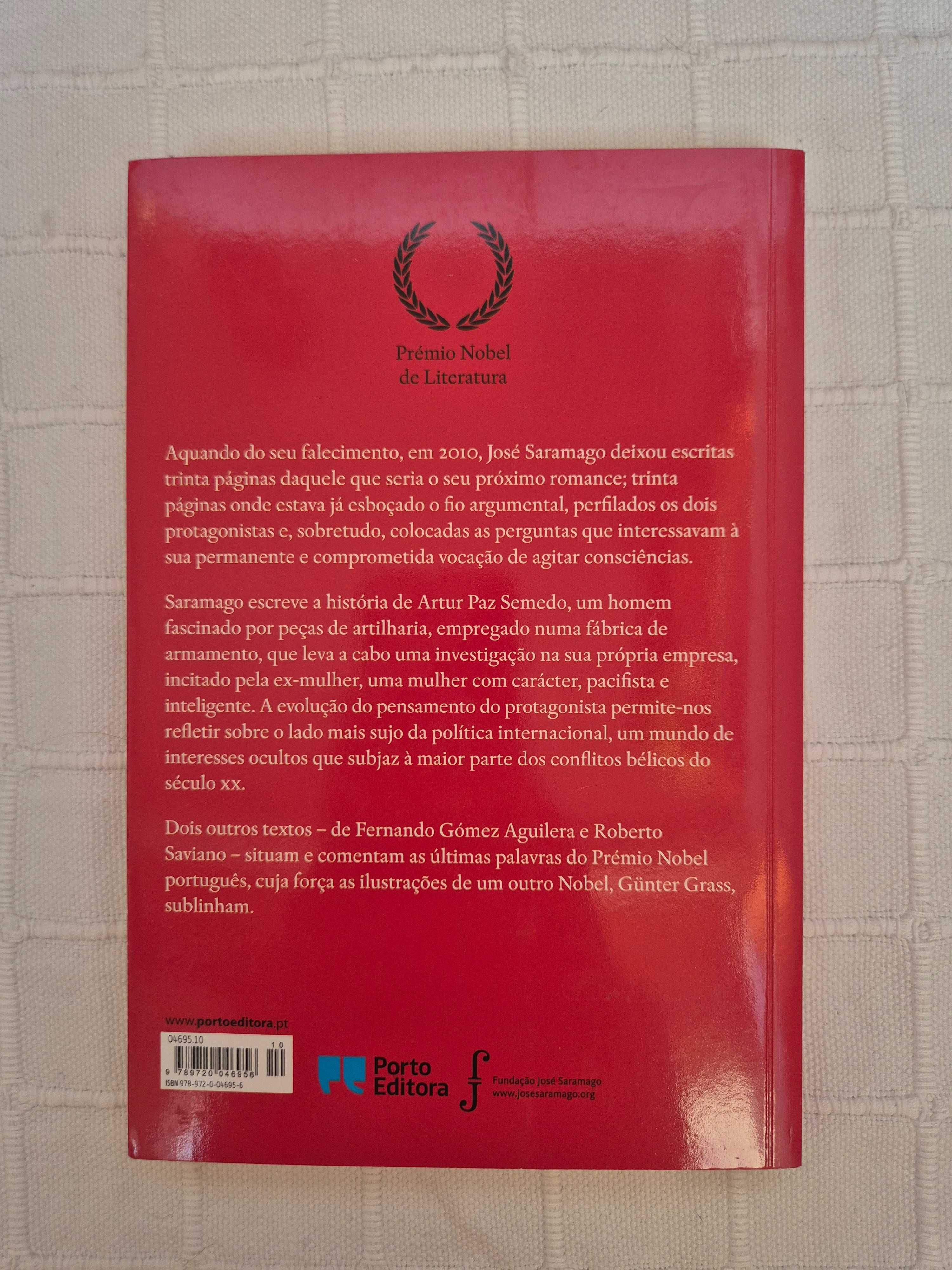 Livro "Alabardas" de José Saramago