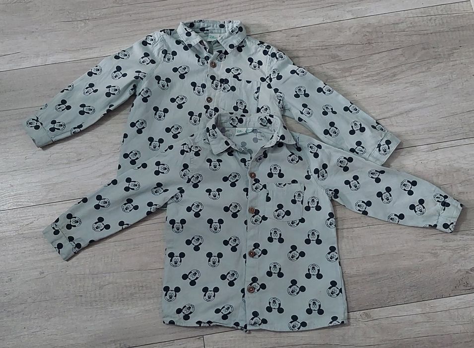 Koszule dla bliźniaków 98