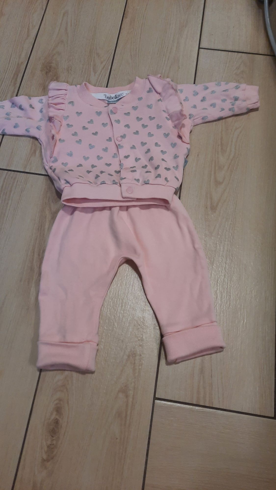 Komplet niemowlecy dziewczecy r56