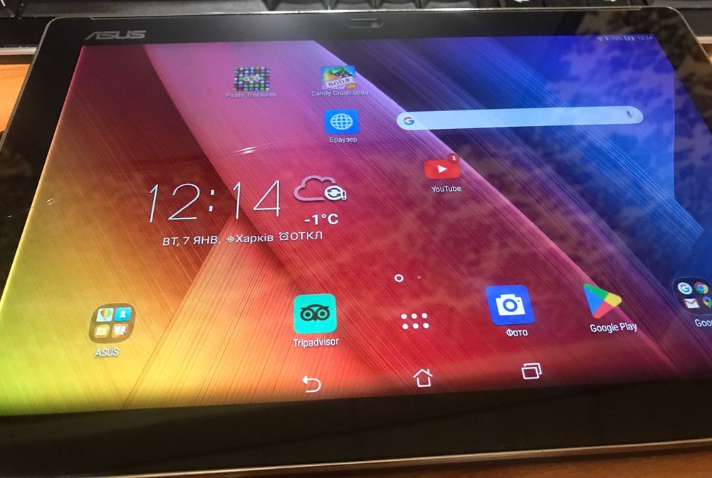 Планшет Asus ZenPad 10 3G 16GB Black P021(Z300CG)