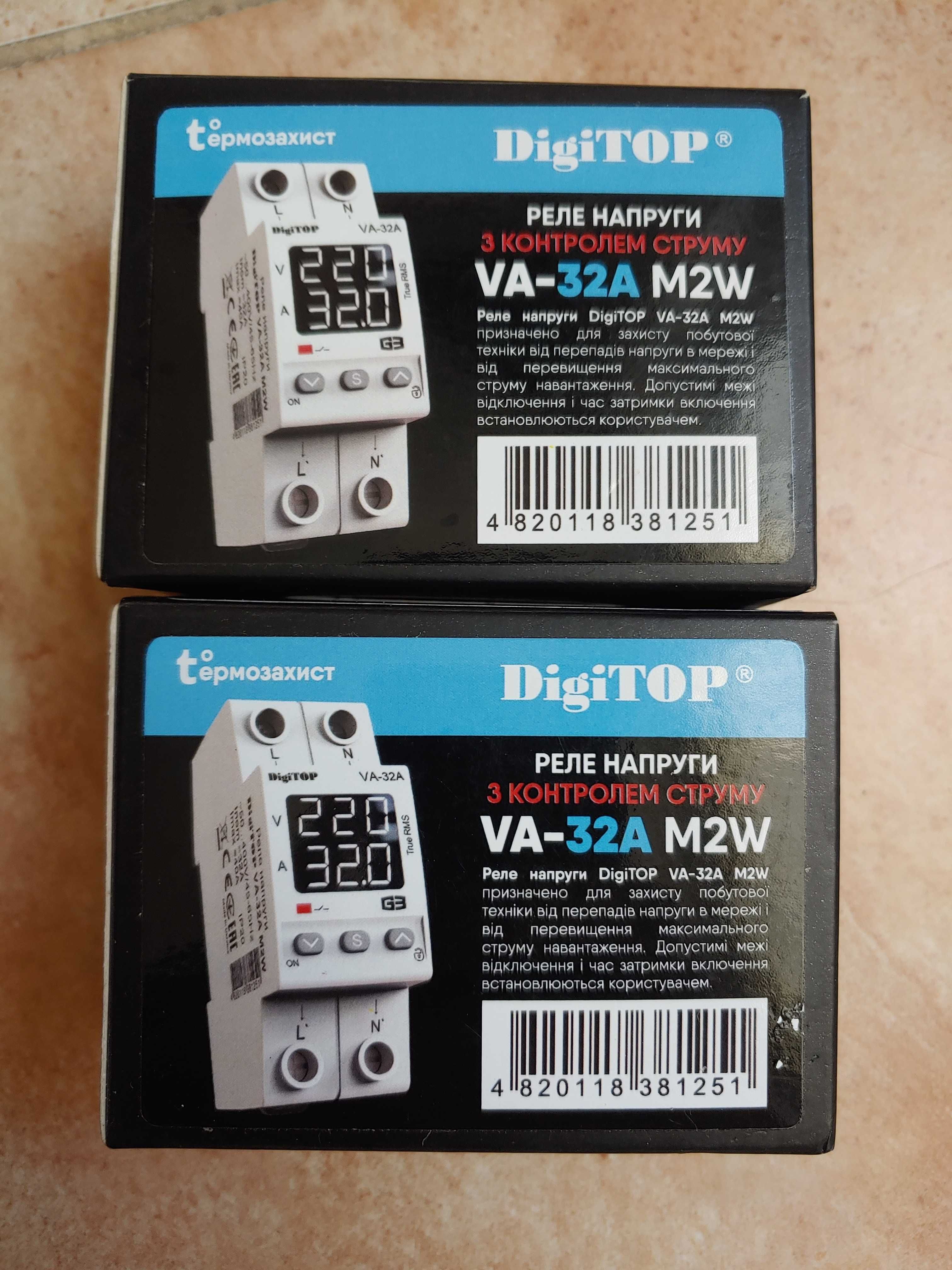 Реле напряжения / напруги DigiTop VA-32A M2W